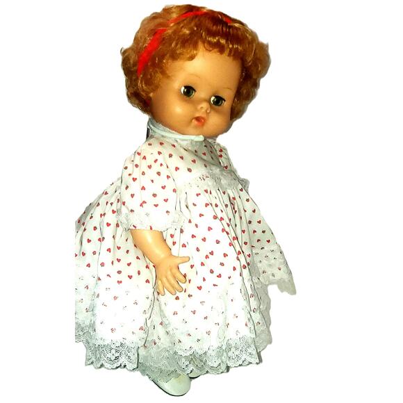 18" Vintage 1960s Cutey Ginny Baby Doll By Vogue - Picture 4 of 13